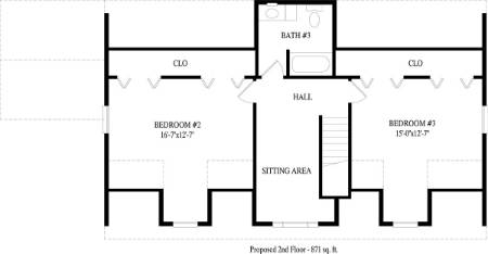Cameron III Modular Home Floor Plan Second Floor
